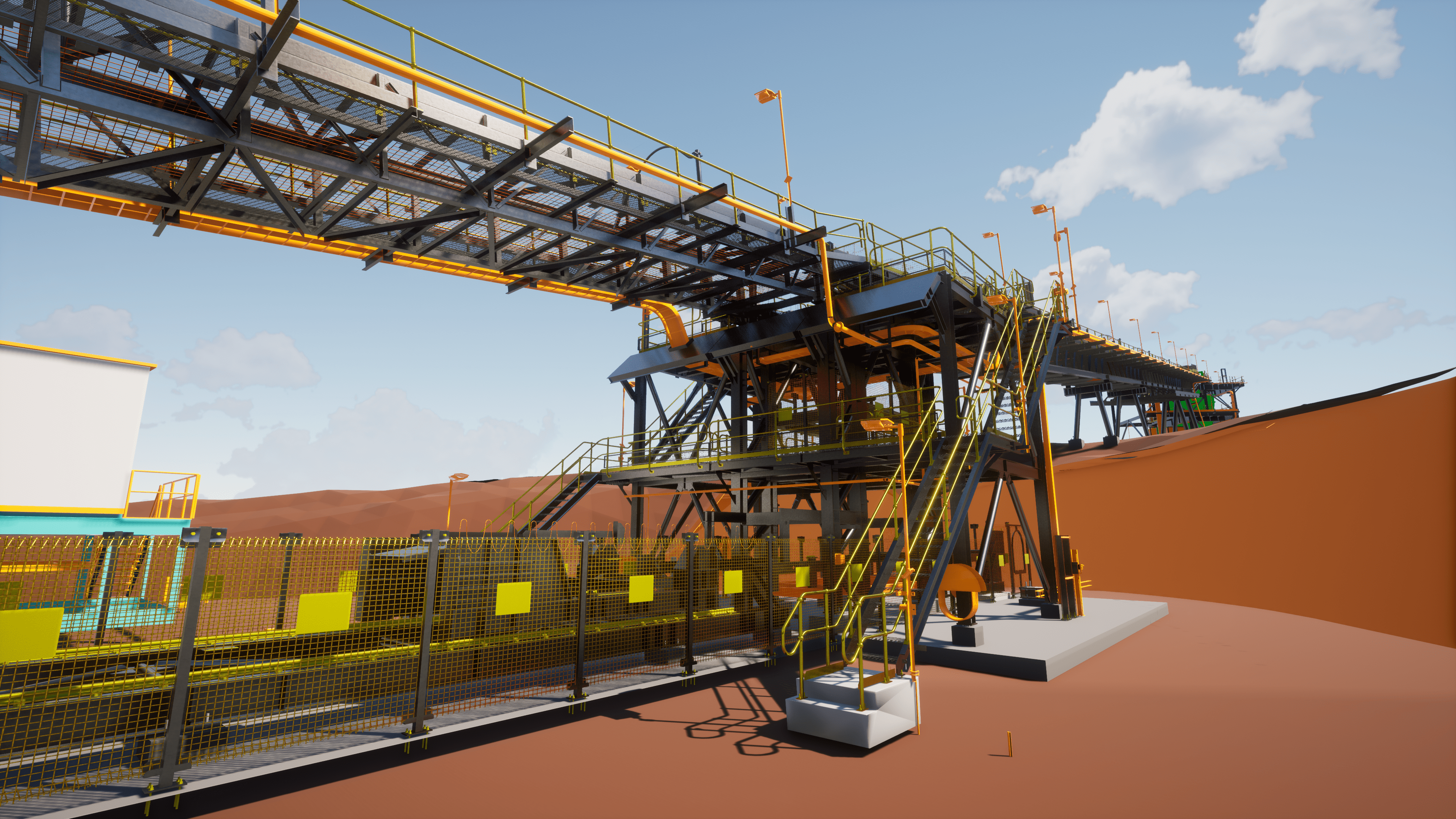 structural drawing of a mining plan