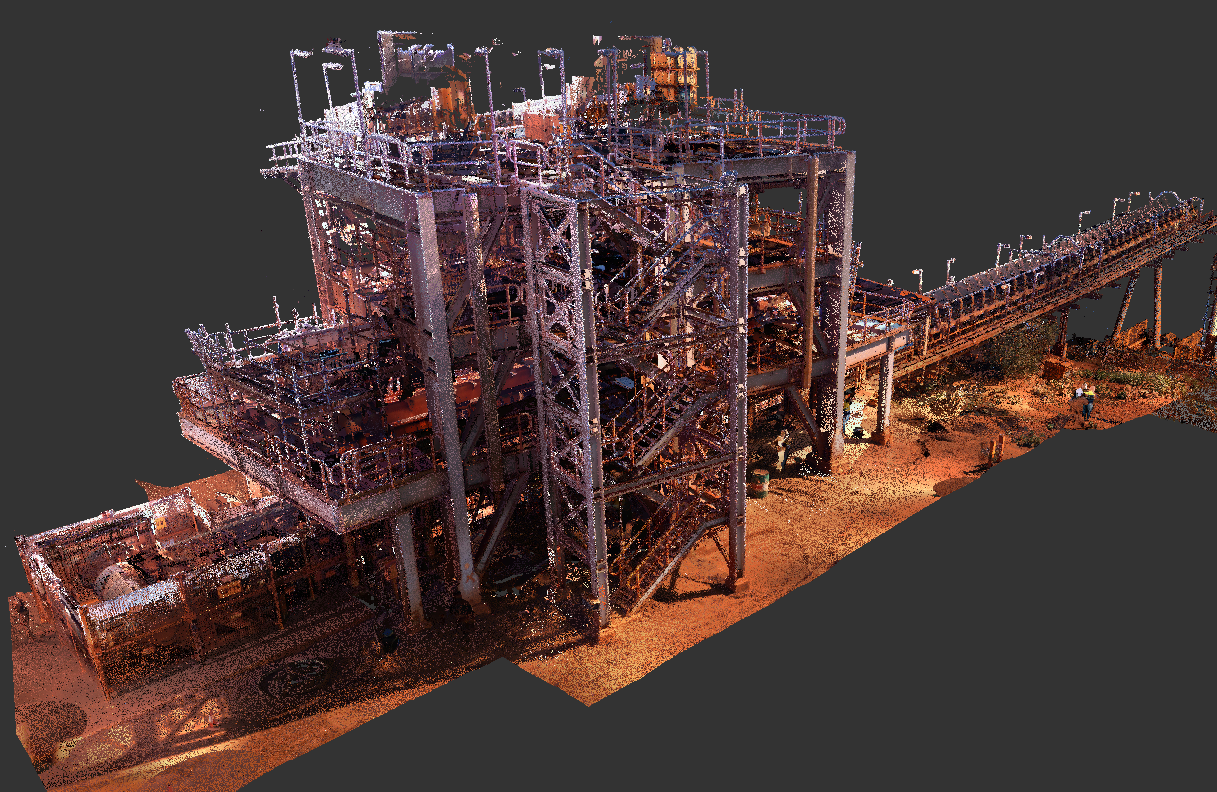 Isometric 3d site scanning